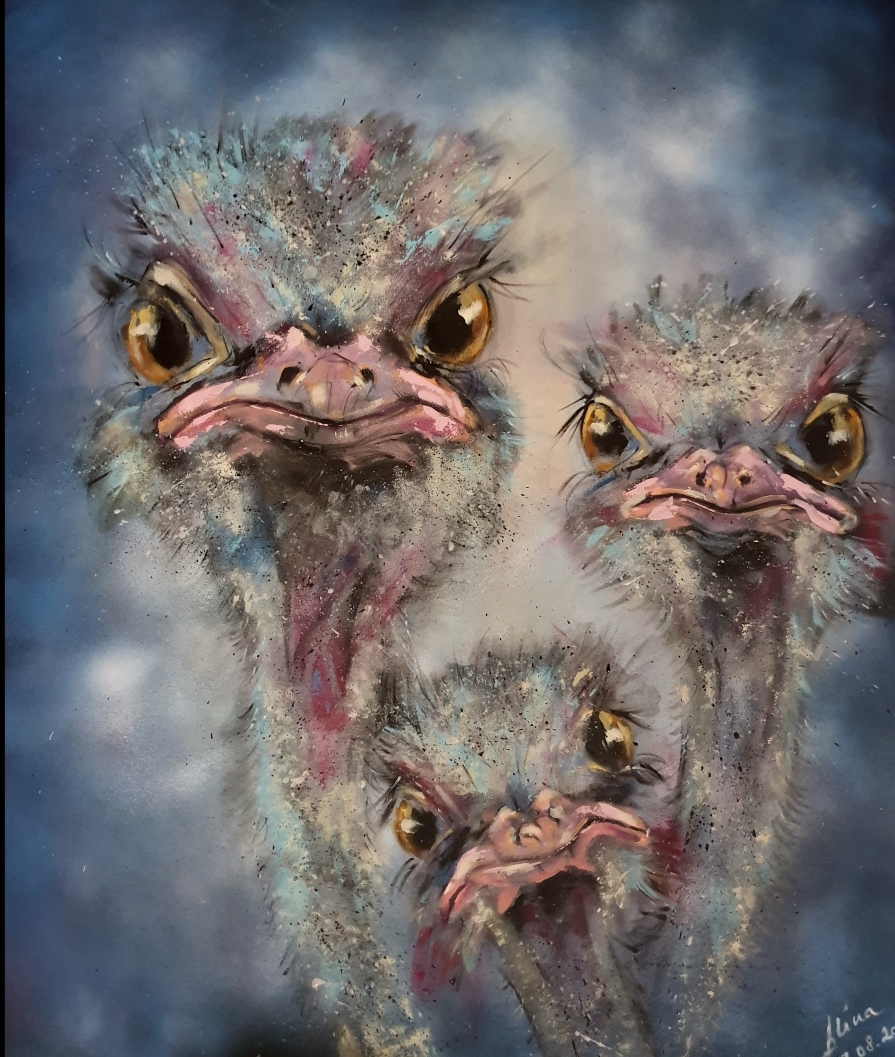 ArteDiAlina.com painting: Happy Family